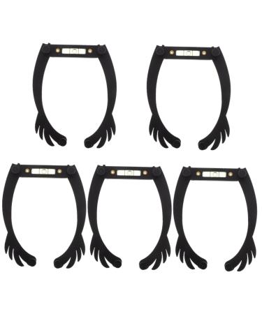 FOMIYES 5pcs White Outfit White Eyebrow Shaping Kit Microblading Kit Tool Aluminum Alloy Eyebrow Line