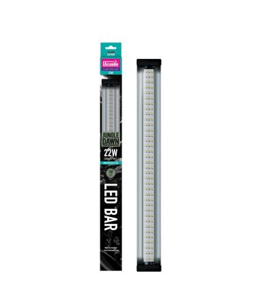 Arcadia Reptile - Jungle Dawn LED Bar - 22 Watts - 470mm (18.5 ) - Complete Kit - Full-Spectrum LED - Easily Linked - Aids Natural Plant Growth - Increases Light Levels & Energy 22w 470mm (18.5")