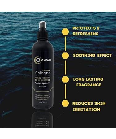 OMWAH Shaving Gel for Men | Skin Soothing & Moisturizing Non-Foaming Formula | 3 in 1 Shave Kit - International Shipping Available - Buy Online on GoSupps.com