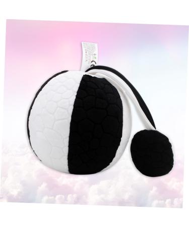 Ifundom 1stk Fehester Baby Visual Training Ball - Soft Bite Toy for Toddlers | 25x10cm Black & White Baby Ball - Buy Online on GoSupps.com