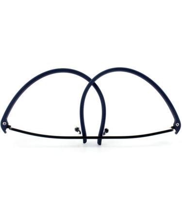 MMOWW 3 Series Pack Reading Glasses for Men & Women Ultra-Light TR90 Half-Brand Metal Specs with Case (Black Blue Red 3.0X) - International Shipping Available - Buy Online on GoSupps.com