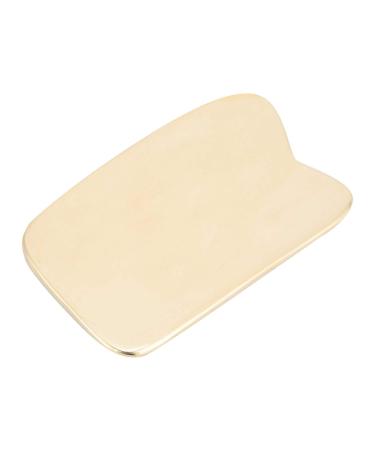 Gua Sha Brass Plate - Cuadrado Bordes Suaves Massage Tool for Face Back & Neck International Shipping Available - Buy Online on GoSupps.com