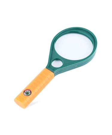 Spacmirrors Magnifying Glass High-Definition Magnifying Glass 10 Times 20 Times Zoom Lens 75Mm Big Lens Suitable for The Elderly 10X Portable Hand-held Magnifying Glass Magnifier