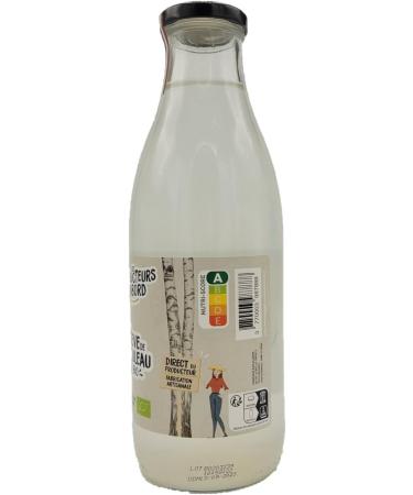  Les Producteurs d'abord Pack of 12 Organic Birch Sap 100% Natural Detox Drink France 1 L Bottle - Buy Online on GoSupps.com