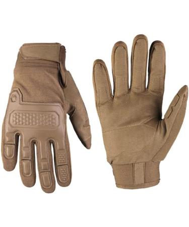 Mil-Tech Men's Warrior Gloves - Dark Coyote | Shop Durable Tactical Gear for Ultimate Performance - Buy Online on GoSupps.com