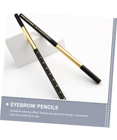 Angoily 4 Pcs Eyebrow Pencil Eyebrow Pen Brown Eyeliner Makeup Pencils Woman Cosmetic Brush 1 count (Pack of 1) As Shownx2pcs - Buy Online on GoSupps.com
