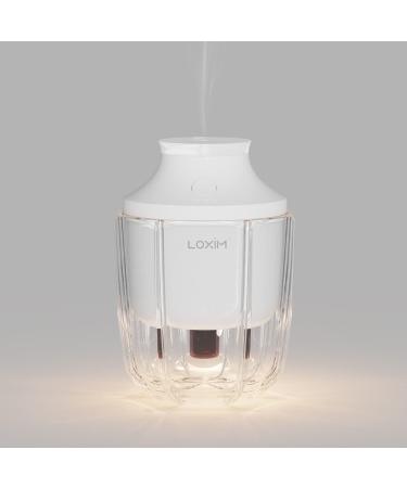 Loxim Gurfa Waterless diffusers for essential oils with nuberance technology for large rooms ambient light battery operated fragrance diffuser (white) - Buy Online on GoSupps.com