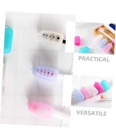 Minkissy 24-Piece Travel Toothbrush Accessories Set | Colorful Toothbrush Hats & Covers | Durable Toothbrush Coats - Perfect for International Shipping - Buy Online on GoSupps.com