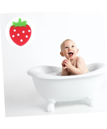 NOLITOY 4 Pcs Natural PU Sponge Brush Set for Newborns & Kids - Red Bath Wipe & Foam Body Sponges for Gentle Cleaning - Buy Online on GoSupps.com