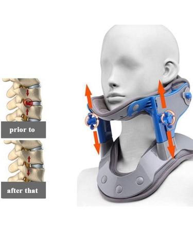 SAFWEL Neck Support Bandage | Ergonomic Neck Traction Device for Adjustable Comfort - International Shipping Available - Buy Online on GoSupps.com