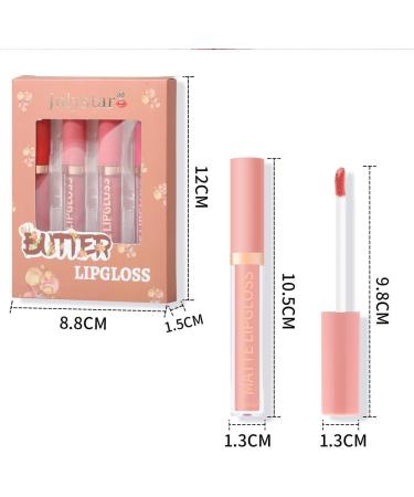 INTEROOKIE Pearlescent Long Lasting Moisturizing Lip Honey Set with Water Mirror Face Natural and Threedimensional Nonfading Lip Honey Set C - Buy Online on GoSupps.com