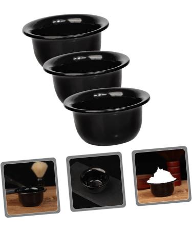 Angoily 3-Section Shaving Shell Razor Holder | Black Soap & Foam Bowl | Men's Shaving Accessories | International Shipping Available - Buy Online on GoSupps.com