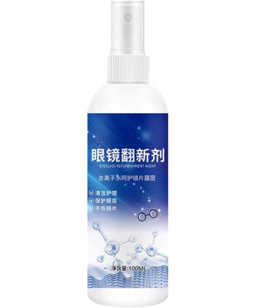 Eyeglass Cleaner Spray | Eye Glass Cleaners Spray 100ml - Glasses Cleaner Spray Quick Drying Eye Glass Cleaners Spray for Electronic Screens - Buy Online on GoSupps.com