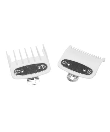 PRIZOM 2 Pieces/Set of Hair Clippers Guide Kit - Hair Clipper Guard Attachments - 1.5 mm/4.5 mm for Hair Clippers