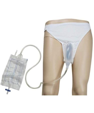 Urine Bag Reusable Collection Urinal Bag 1000ml Collector Incontinence Pants Collection Urine Bag Urine Collector (Size : Female)