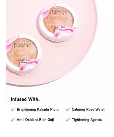Buy Physicians Formula Ros All Day Petal Glow Face Highlighter - Pearl-Gloss Finish Reduces Wrinkles & Fine Lines Perfect for All Skin Tones - Freshly Picked International Shipping - Buy Online on GoSupps.com