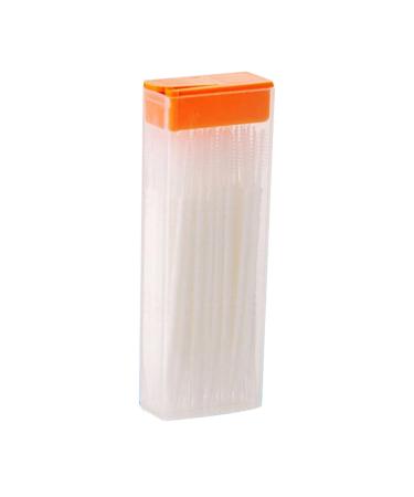 Libcflcc Oral Care 120pcs/box Double Head Plastic Toothpicks Teeth Cleaning Stick Brush Oral Care One Size