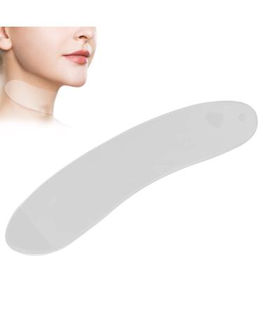 Anti-wrinkle-neck cushion Transparent reusable silicone-nack pavement neck folding lift pavement for the treatment and prevention of wrinkles (1 pc)