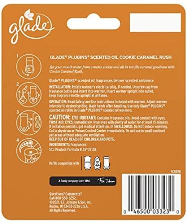Glade PlugIns Cookie Caramel Rush Air Freshener Starter Kit with Vanilla Refills - 0.67 Fl Oz - Buy Online on GoSupps.com