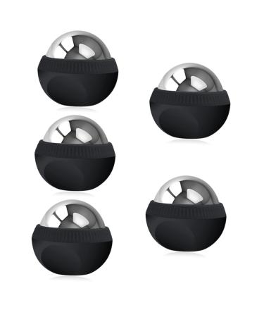 Magiclulu 5st massage base made of stainless steel massage ball stainless steel balls Face massager Manual massage foot massager Small massage device body massage device manual