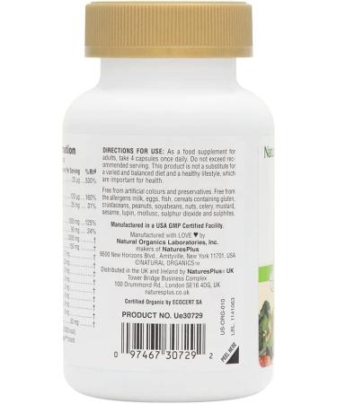 Nature's Plus Source of Life Garden Organic Bone Support - 120 Vegan Capsules | Shop Now - Buy Online on GoSupps.com