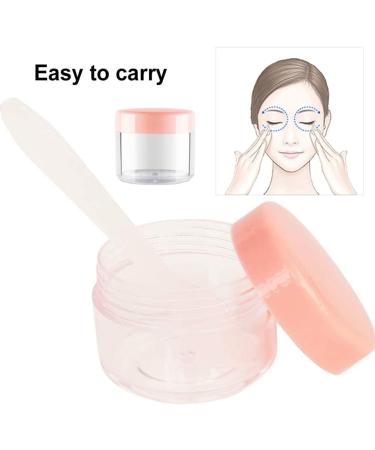 YUIP 30 Pieces Cosmetic Container 20ml Plastic Travel Jars Round Clear Wide-mouth Leak Proof Plastic Container Jars with Lids for DIY Travel Makeup Creams Lotion Lip Balm Eye Cream (1 oz Pink) - Buy Online on GoSupps.com