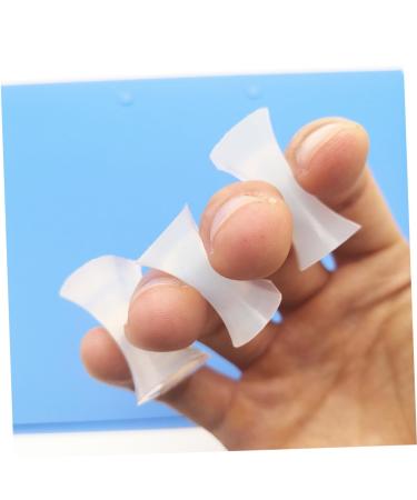 Lurrose Silicone Toe Valgus Separators - 2 Pair H-Shaped Splitter Bunion Corrector | Foot Adjuster & Protector - White 3x2.8cm - Buy Online on GoSupps.com