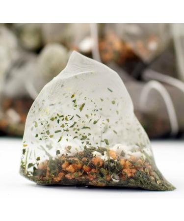 Genmaicha Green Tea - 15 Biodegradable Pyramid Tea Bags - Buy Online on GoSupps.com