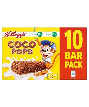 Kellogg's Kellogg's Coco Pops 20g Milk and Cereal Bars - Pack of 10