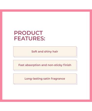 AMOS Satin Pleasure Hair Oil 1.6 oz - Moisture, Nutrition & Gloss | Floral Fragrance for Silky Smooth Hair | Korean Salon Brand - Buy Online on GoSupps.com