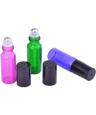 LEDDP Green Essential Oil Roll-On Glass Bottles | Perfect for Aromatherapy & Essential Oils - Buy Online on GoSupps.com