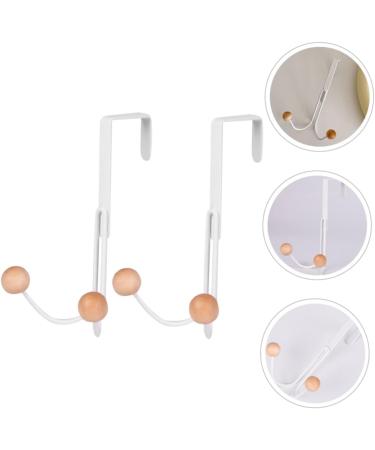 Zerodeko 2pcs Coat Hangers Towel Rack Clothes Rack Hooks Over Door Coat Rack Door Hook Goal Wrought Iron - Buy Online on GoSupps.com