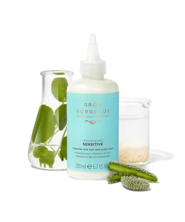 Grow Gorgeous Sensitive Ceramide Rich Hair & Scalp Mask 200ml - Vegan Overnight Treatment for Healthy Hair - Dermatologically Tested - Buy Online on GoSupps.com