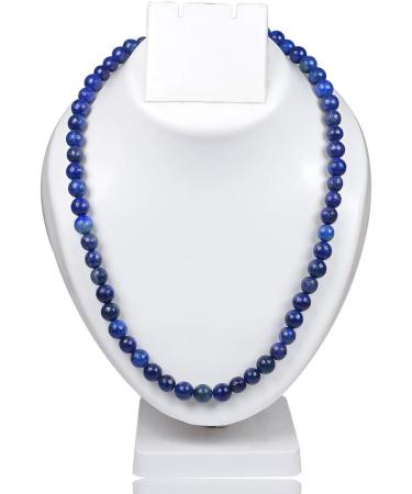 Natural Lapis Lazuli Mala | 108 Beads 8mm Faceted Diamond Cut | Reiki & Crystal Healing | International Shipping - Buy Online on GoSupps.com