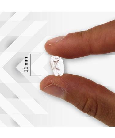 Paare 11.5 mm .45 Silikon Brillen Nasenpads - Komfortable Schraub-System Brillenpads f r Optimale Passform - Buy Online on GoSupps.com