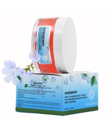 YUNASENCE ROSEBERRY Soft Cleansing Gelly Balm - Phytoaromatic Balm-to-Milk Skin Cleanser (3oz) | International Shipping Available - Buy Online on GoSupps.com