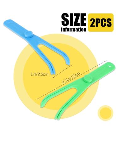 BYXG Dental Floss Holder - 2 Pack Dental Floss Fork for Effective Teeth Cleaning | International Shipping Available - Buy Online on GoSupps.com
