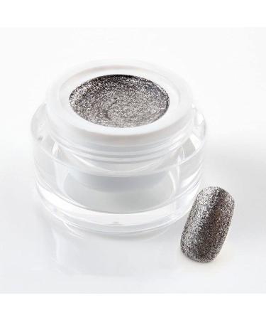 5 ml exclusive UV color gel/color gel/glitter gel - in Glam Glitter Moonstone - with real silver