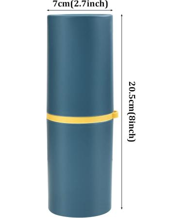 Travel Toothbrush Set - 2 Portable Plastic Toothbrush Cases & Storage Box for Camping & Outdoors - Buy Online on GoSupps.com