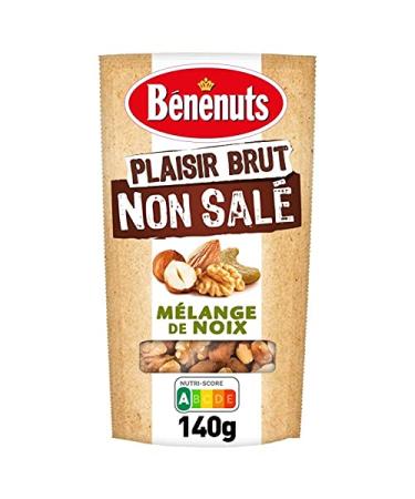 BENENUTS – Unsalted Raw Pleasure Nut Mix 140 g – Pack of 3 – Special Offer