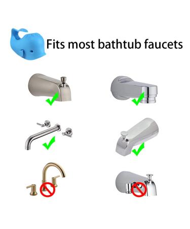 DYSONGO Baby Whale Faucet Cover - Soft and Safety Bathtub Spout Cover for Kids in Blue - Buy Online on GoSupps.com