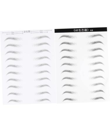 Beavorty 4 Sheets Black Stickers Eyebrow Stickers for Makeup Transfer Stickers 6 Proof Supplies - Buy Online on GoSupps.com