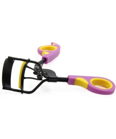 Purple Yellow Portable Handle Eyelash Curler Curling Clip Beauty Makeup Tool Eyelash Curler Multiple Colors - Buy Online on GoSupps.com