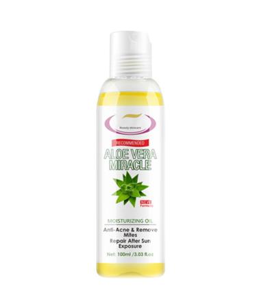 AICHUN BEAUTY Aloe Vera Moisturizing Oil Anti-Acne Remove Mites Repair After Sun Exposure 100ml/3.03fl.oz