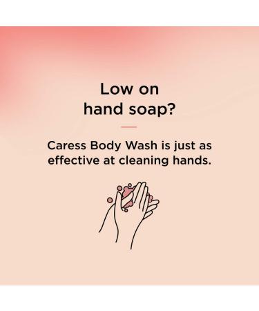 Caress Women's Body Wash Daily Silk 18 oz 4 Pack - White Peach & Orange Blossom - 18 Ounce - Buy Online on GoSupps.com