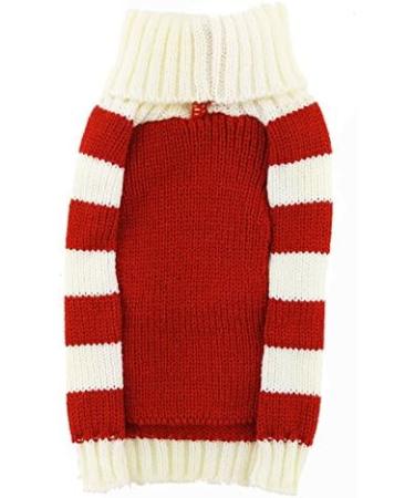 Shop Cozy Christmas Dog Sweater - Turtleneck Knitwear for Puppies | Warm Dog Sweater with Reindeer & Bells - Perfect Holiday Gift! - Buy Online on GoSupps.com