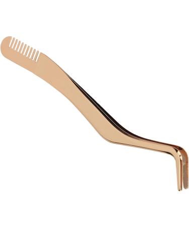 Premium Volume Eyelash Tweezers - Multifunctional Stainless Steel Tool for Applying False Lashes with Comb Design | International Shipping Available - Buy Online on GoSupps.com