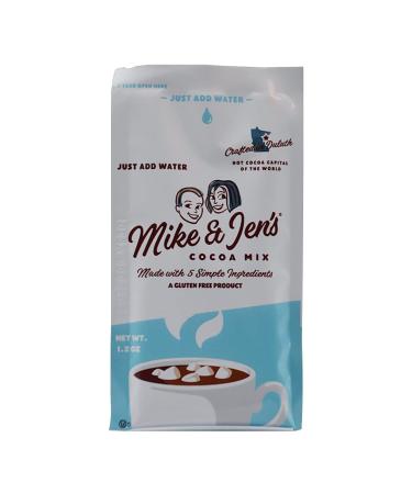 Mike & Jen's Hot Cocoa Mix, Chocolate Powder with 5 Simple Ingredients, Individual Packets, 12 Servings 1.2 Ounce (Pack of 12)
