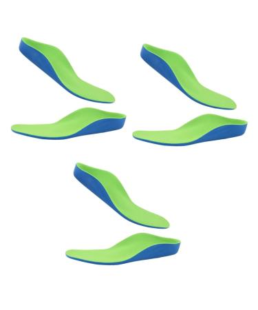 Healvian 3 Pairs Children Breathable Insoles Kids Inserts Kids Correct Insoles Kids Shoe Insoles Arch Support Insoles Plantar is Unusual Feet Pads Panel Arch of Foot Girl Child