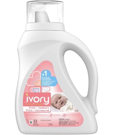 Susicit Ivory Snow Stage 1: Newborn Liquid Laundry Detergent 32 Loads 1.36 Liter - Buy Online on GoSupps.com
